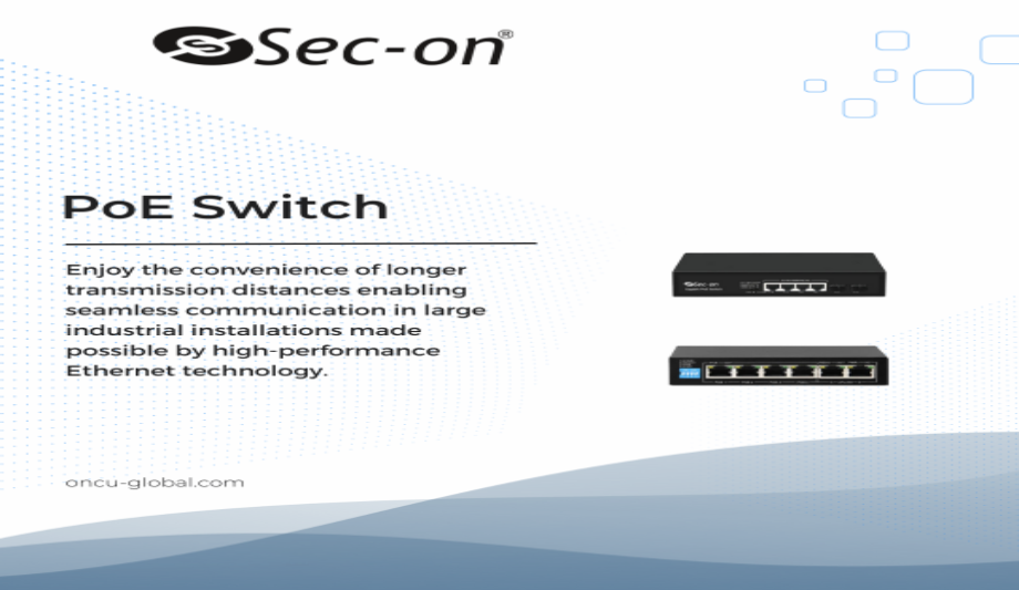 High Performance in Power and Communications: Sec-on PoE Switches